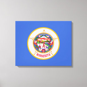 State Flag of Minnesota Canvas Print