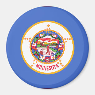 State Flag of Minnesota Magnet