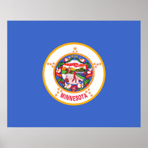 State Flag of Minnesota Poster