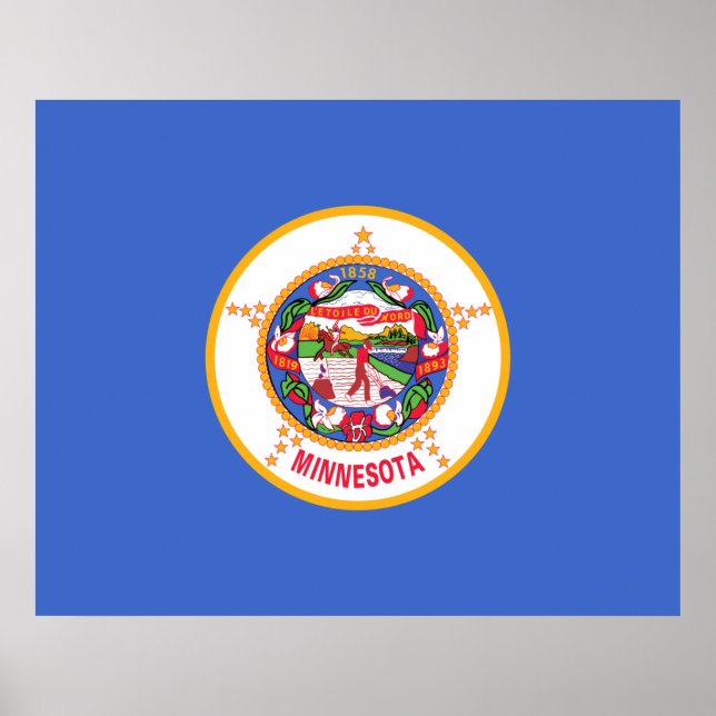State Flag of Minnesota Poster (Front)