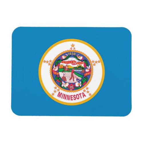 State Flag of Minnesota USA Magnet