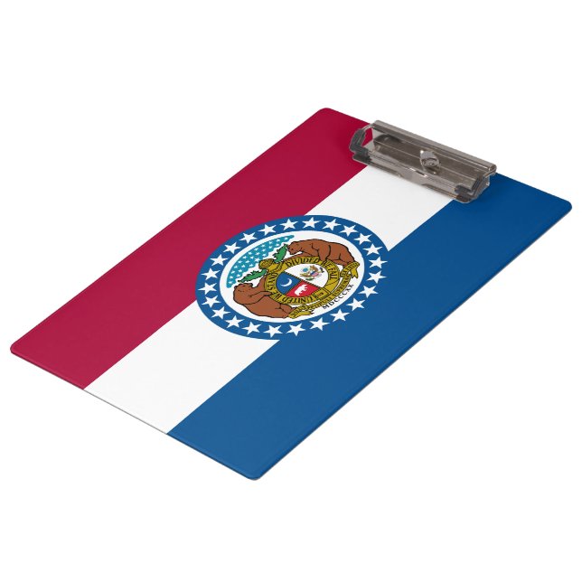 State Flag of Missouri Clipboard (Angled)