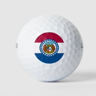 State Flag of Missouri Golf Balls