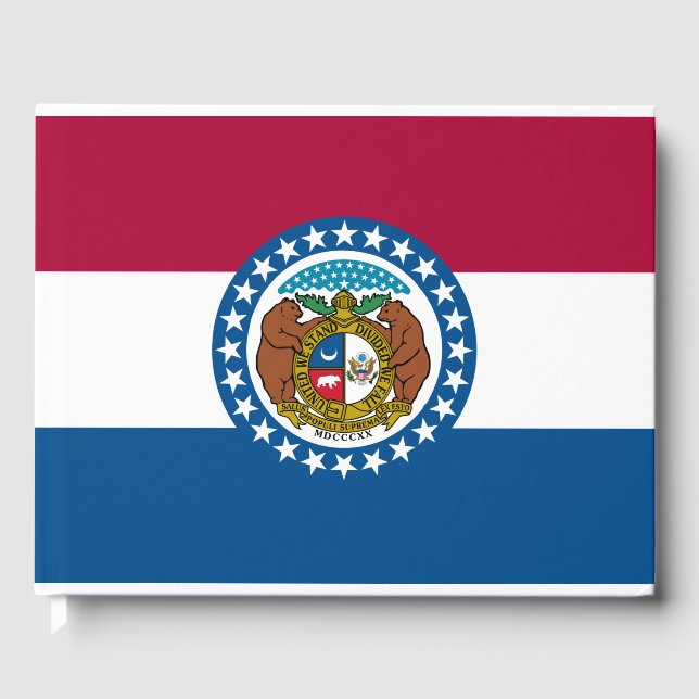 State Flag of Missouri Guest Book (Front)