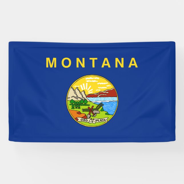 State Flag of Montana Banner (Horizontal)