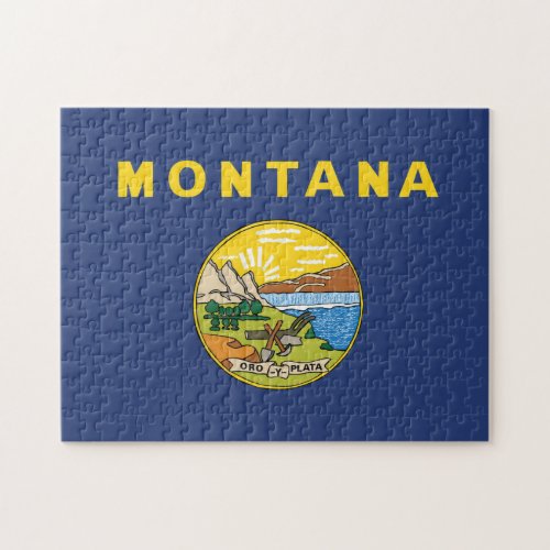State Flag of Montana USA Jigsaw Puzzle