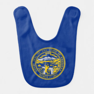 State Flag of Nebraska Baby Bib