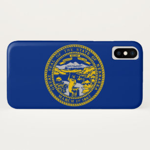 State Flag of Nebraska iPhone X Case