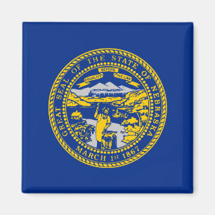 State Flag of Nebraska Magnet
