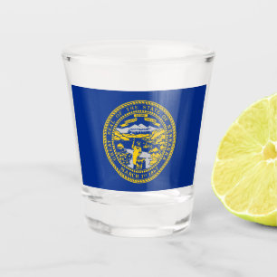 State Flag of Nebraska Shot Glass