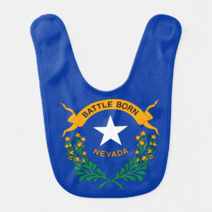 State Flag of Nevada Baby Bib