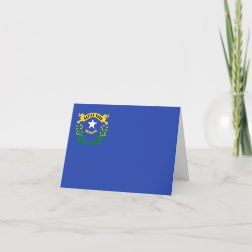 State flag of Nevada Card