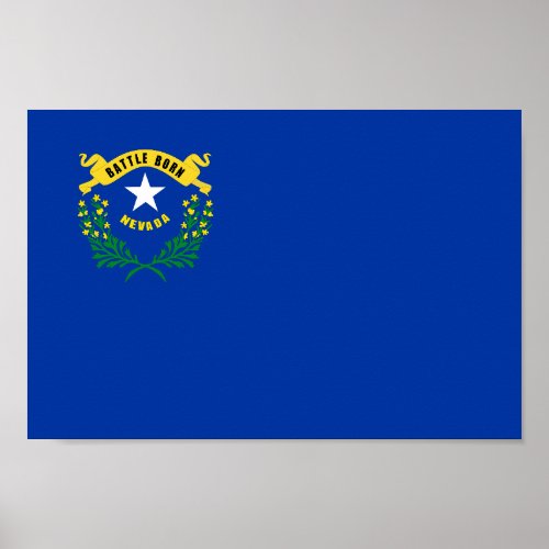 State flag of Nevada Poster