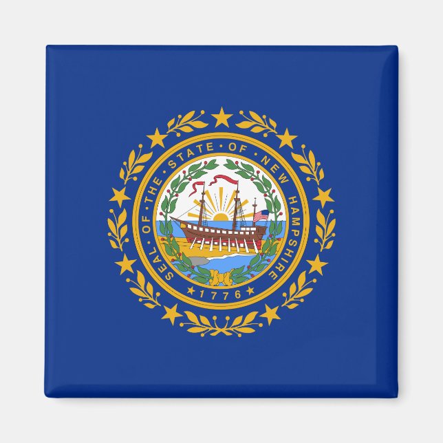 State Flag of New Hampshire Magnet (Front)