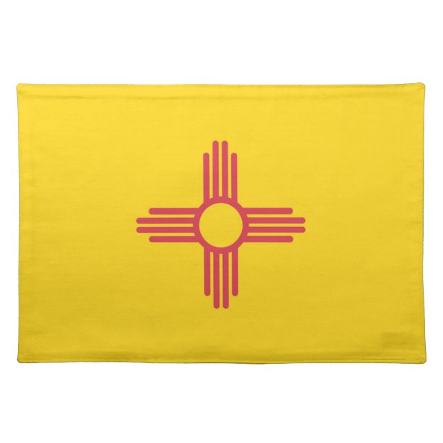 State Flag of New Mexico, USA Cloth Placemat (Front)