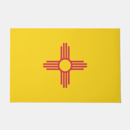 State Flag of New Mexico USA Doormat