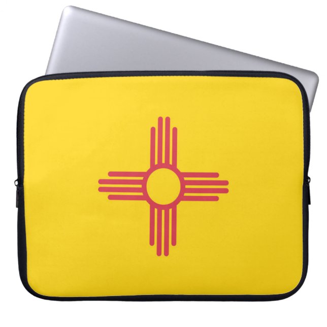 State Flag of New Mexico, USA Laptop Sleeve (Front)