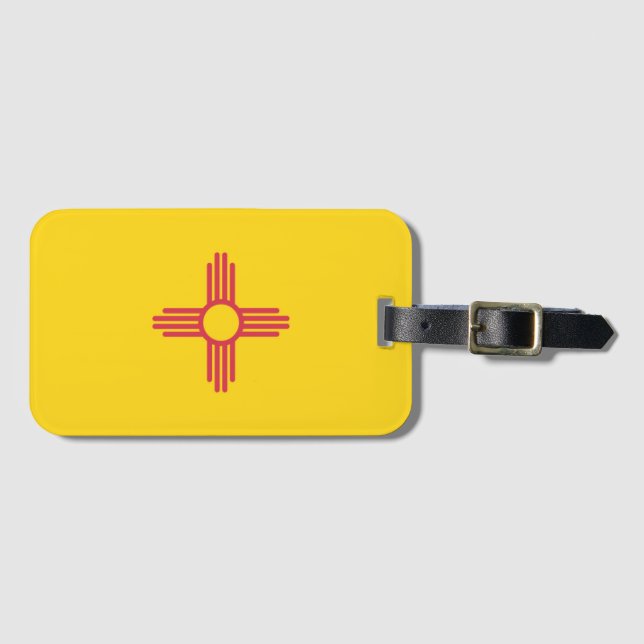 State Flag of New Mexico, USA Luggage Tag (Front Horizontal)