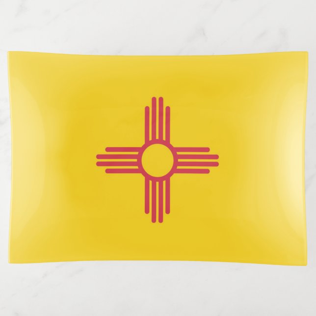 State Flag of New Mexico, USA Trinket Tray (Front)