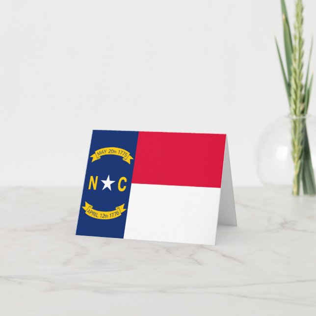 State flag of North Carolina Card (Front)