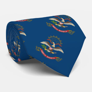 State Flag of North Dakota Neck Tie