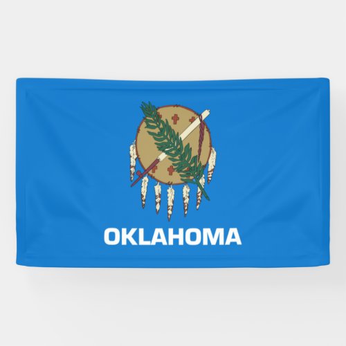 State Flag of Oklahoma Banner