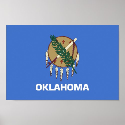 State flag of Oklahoma Poster