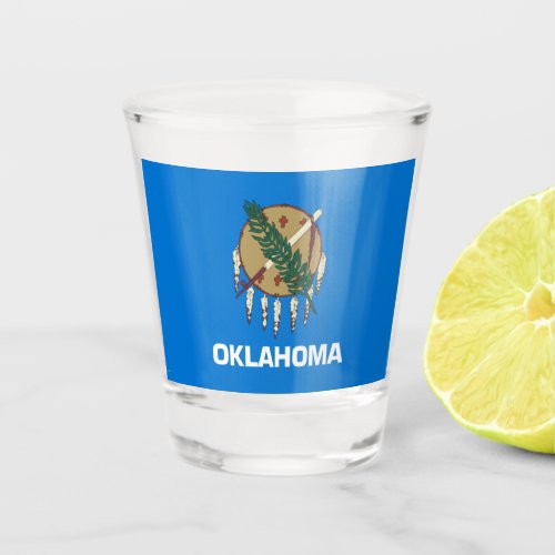 State Flag of Oklahoma Shot Glass