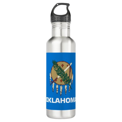 State Flag of Oklahoma Stainless Steel Water Bottle