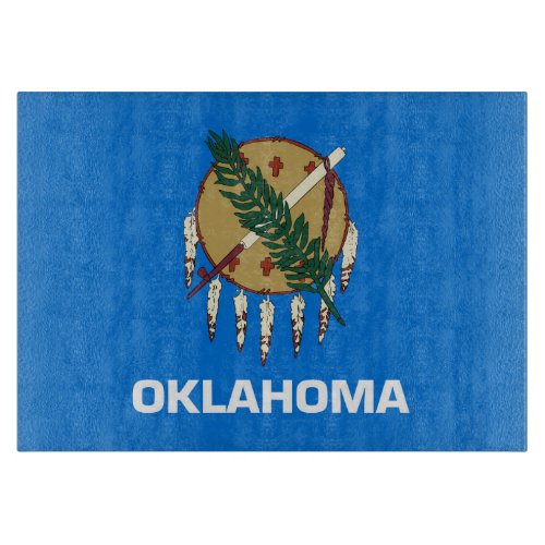 State Flag of Oklahoma USA Cutting Board