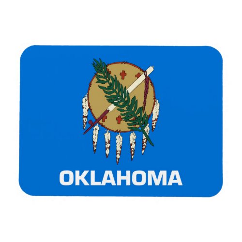 State Flag of Oklahoma USA Magnet
