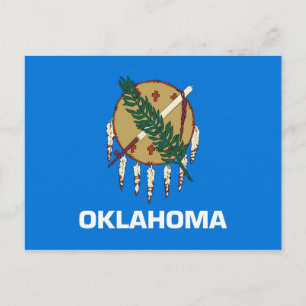 State Flag of Oklahoma, USA Postcard