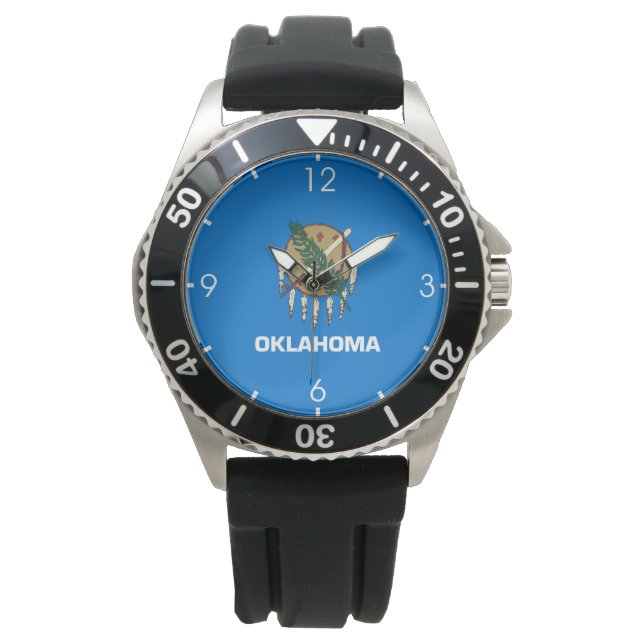 State Flag of Oklahoma Watch (Front)
