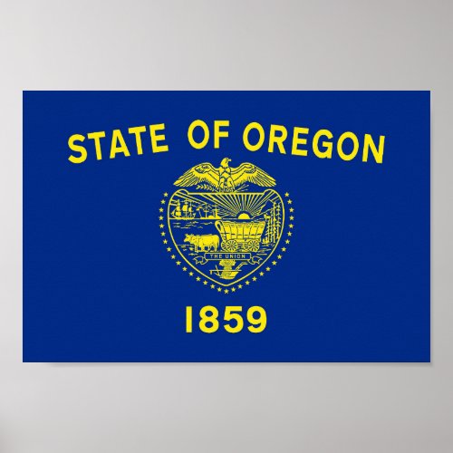 State flag of Oregon Poster