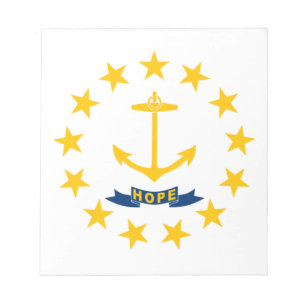 State Flag of Rhode Island Notepad