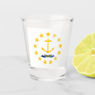 State Flag of Rhode Island Shot Glass