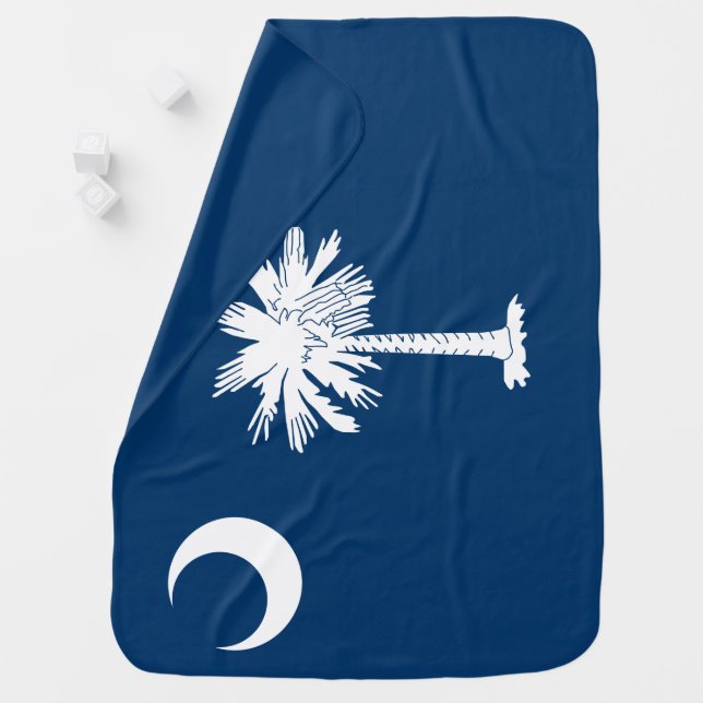 State Flag of South Carolina Baby Blanket (In Situ)