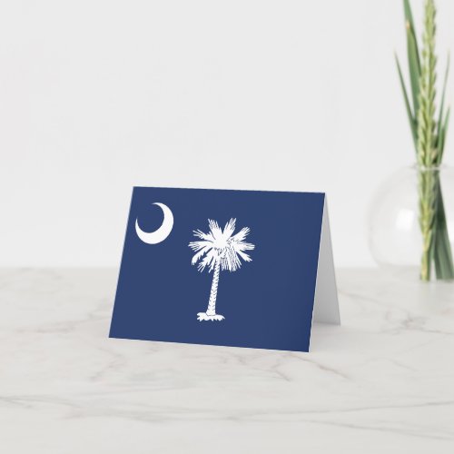 State flag of South Carolina Card