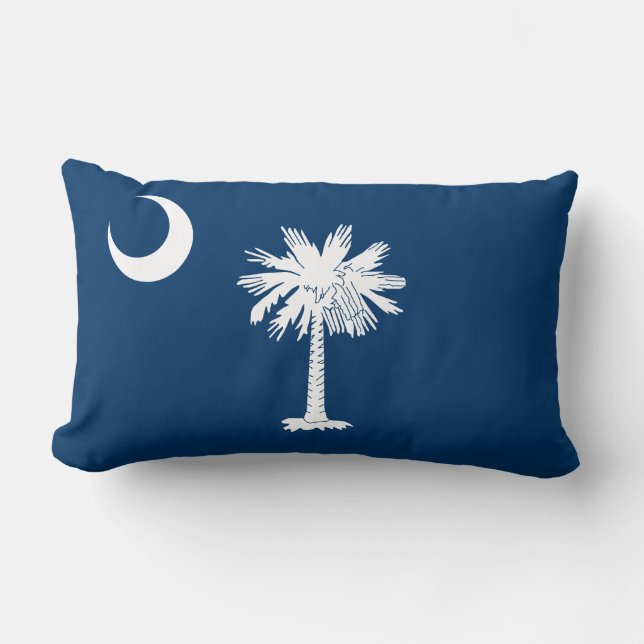 State Flag of South Carolina Lumbar Pillow (Front)