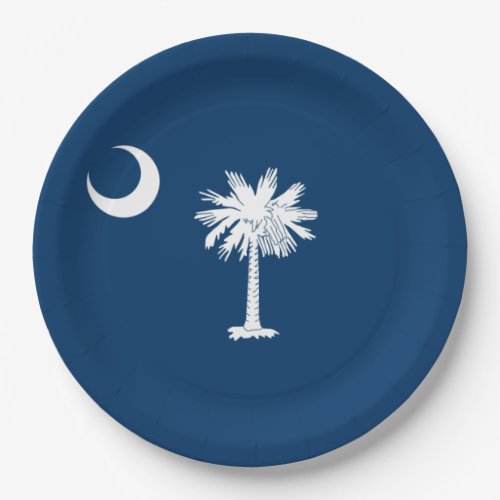 State Flag of South Carolina Paper Plates