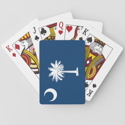 State Flag of South Carolina Poker Cards