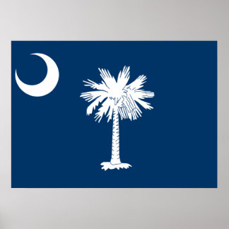 State Flag of South Carolina Poster