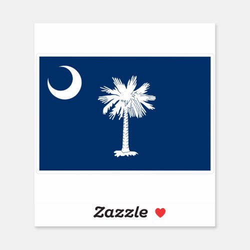 State flag of South Carolina Sticker