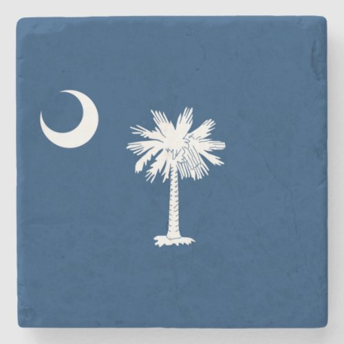 State Flag of South Carolina Stone Coaster