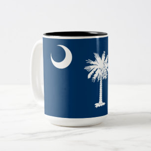 State Flag of South Carolina Two-Tone Coffee Mug