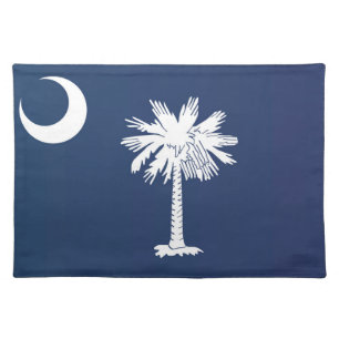 State Flag of South Carolina, USA Cloth Placemat