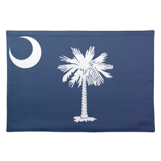 State Flag of South Carolina, USA Cloth Placemat (Front)