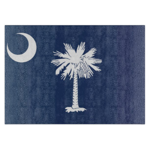 State Flag of South Carolina, USA Cutting Board