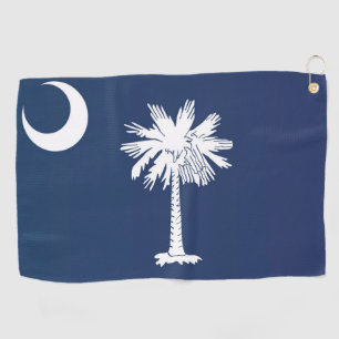 State Flag of South Carolina, USA Golf Towel