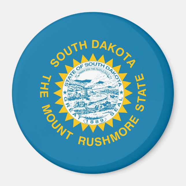 State Flag of South Dakota Magnet (Front)